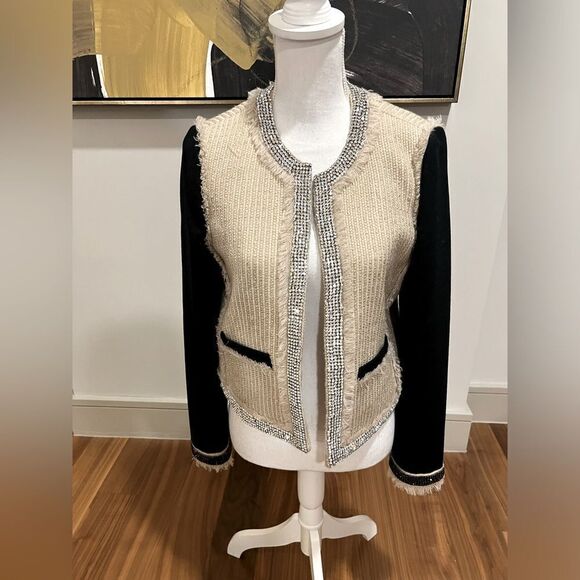 Tory Burch Sairy Bling jacket size 6 NWOT - Picture 1 of 12